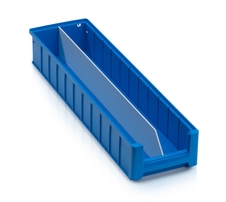 Longitudinal divider for storage racking box - 60x9 cm